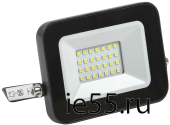 Прожектор СДО 06-20 светодиодный черный IP65 6500 K IEK