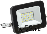 Прожектор СДО 06-20 светодиодный черный IP65 6500 K IEK