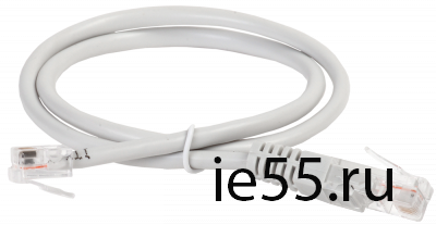 ITK Коммутац. шнур (патч-корд), RJ45-RJ12, 2м, серый