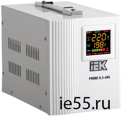 Стабилизатор напряжения переносной серии Prime 0,5 кВА IEK
