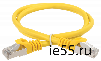 ITK Коммутационный шнур (патч-корд), кат.5Е FTP, 5м, желтый