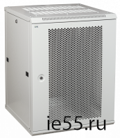 ITK Шкаф LINEA W 12U 600x600 мм дверь перфорированная, RAL7035