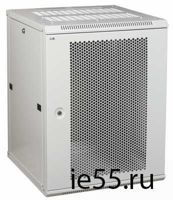 ITK Шкаф LINEA W 12U 600x600 мм дверь перфорированная, RAL7035