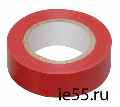 Изолента 0,13х15 мм красная 10 метров ИЭК