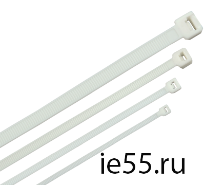 Хомут морозостойкий Хкм 7,6х380мм белый (100шт) IEK