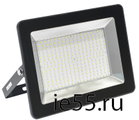 Прожектор СДО 06-150 светодиодный черный IP65 6500 K IEK
