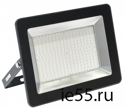 Прожектор СДО 06-150 светодиодный черный IP65 6500 K IEK