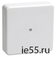 Коробка распаячная КМ для о/п 75х75х20мм белая IEK
