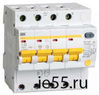 Диф. автомат АД14 4Р 50А 300мА ИЭК
