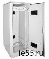 ITK Шкаф уличный 19" 24U 720x860, IP55 металл двери, серый