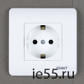 Розетка с заземляющим контактом серии NEW3